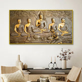 Teachings of Buddha Panoramic Wall Painting Clearance Sale